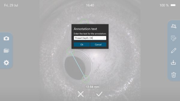 iX3D – Wideo-endoskop pomiarowy 3D – kamera endoskopowa